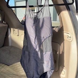 Lululemon black one piece swim suit